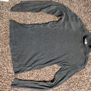 Gray turtleneck